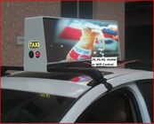 le taxi de panneau d'affichage de 12V Digital a mené l'écran, petit affichage mené de vue en aluminium acrylique de couverture