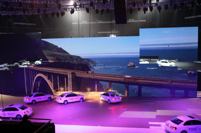Aluminium/écran visuel en acier des biens LED Dance Floor pour des événements 500 * 1000 millimètres