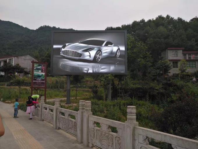 Pixel visuel des lentes IP65 Ph10 du mur 6500 de défilement de publicité extérieure vrai